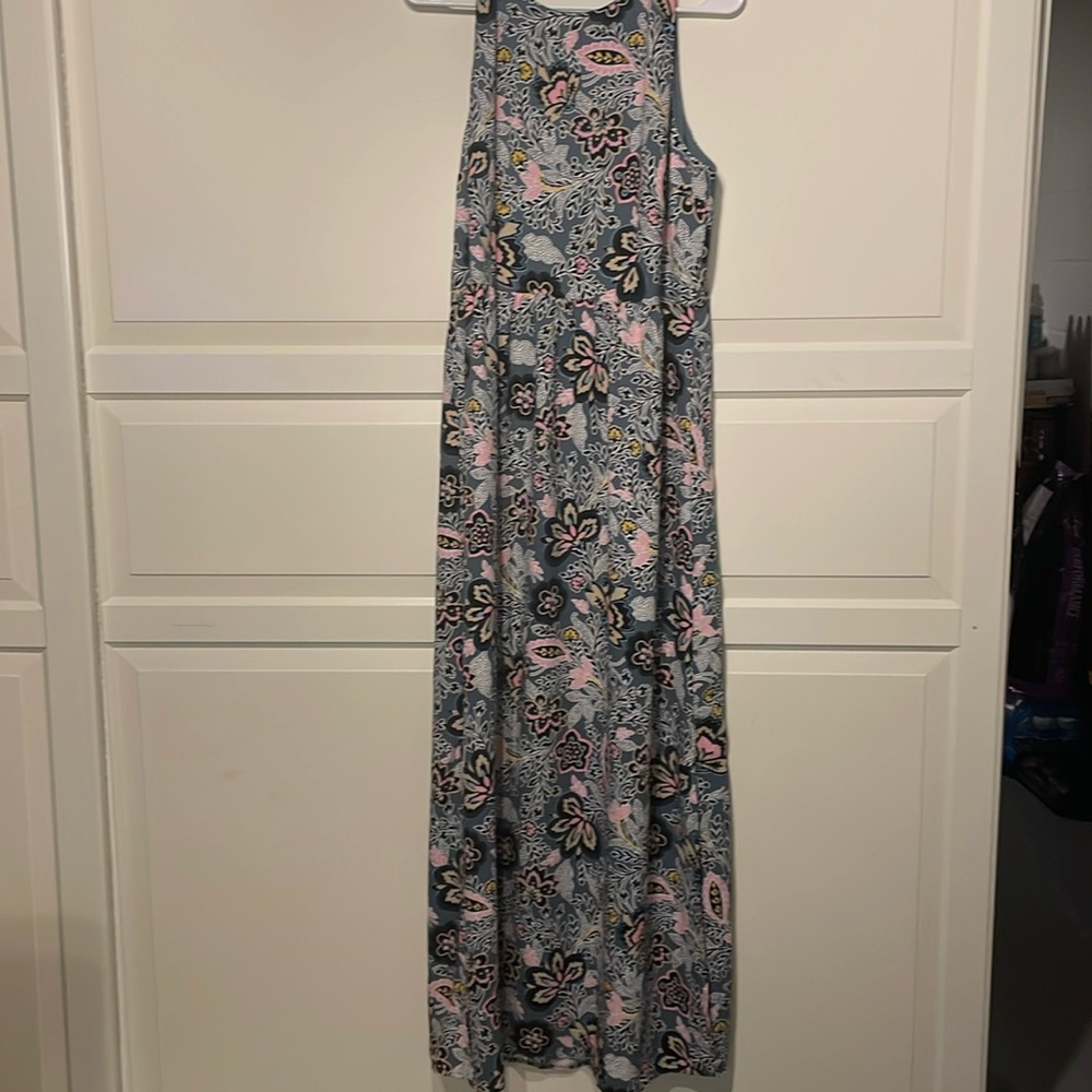 NWT Gray Loft Maxi dress